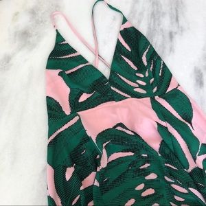 NWT Express Palm Leaf Print Dress